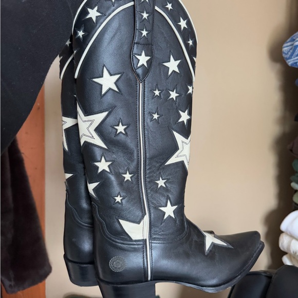 Ranch Road Presidio Liberty Black Boots - Picture 4 of 11